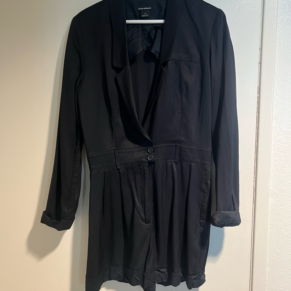 Club Monaco Ultra Dark Blue Jumpsuit Elegant Design size 8